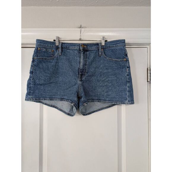 J. Crew High-rise A-line‎ denim short in ancient laurel wash women's 32 preppy - Picture 3 of 10
